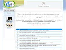 Tablet Screenshot of cartoriosweb.com.br